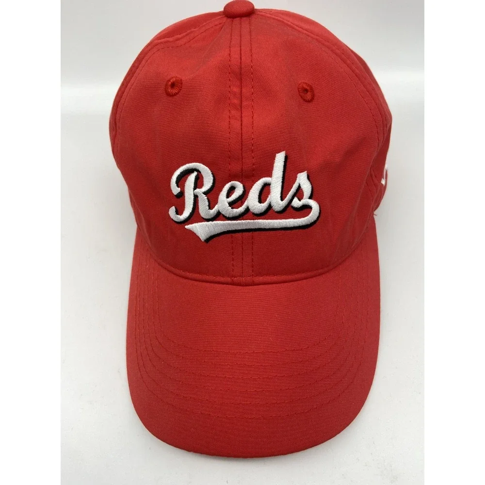 Cincinnati Reds Baseball Cap Hat‎ X-Team Logo on Side Adjustable Slide Strap